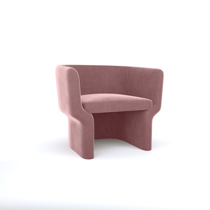 Cachet Chair DUSTY ROSE Velvet Skin rental New York, NY