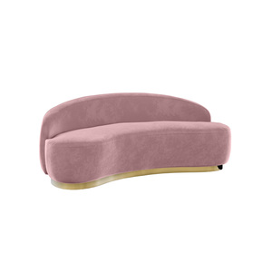 Colette Coco Love Seat DUSTY ROSE Velvet Skin rental New York, NY