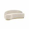Colette Coco Love Seat IVORY Velvet Skin rental in New York, NY