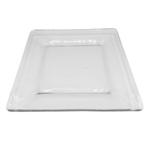 Clear Glass Square China rental Dallas-Ft. Worth, TX