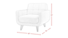 Crosby Taupe Tufted Back Accent Chair rental in New York, NY