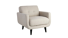 Crosby Taupe Tufted Back Accent Chair rental in New York, NY