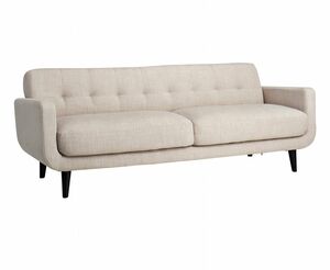 Crosby Taupe Tufted Back Sofa rental New York, NY