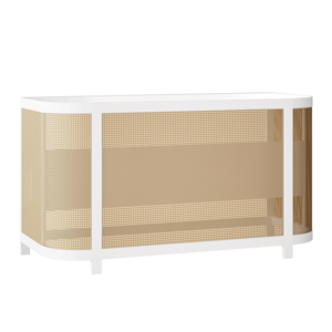 Chandler - White & Cane Bar 6' rental New York, NY