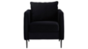 Gotham Black Velvet Stage Armchair rental in New York, NY