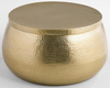 Gold Hammered Table 29" Diameter rental in New York, NY