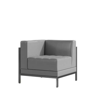 Gray Soho Corner Chair Left rental in New York, NY