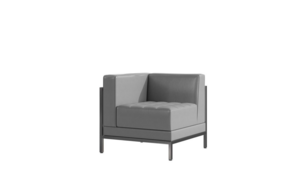 Gray Soho Corner Chair Left rental New York, NY