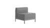 Gray Soho Chair Middle rental in New York, NY