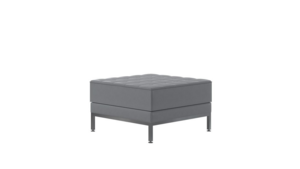 Gray Soho Ottoman rental New York, NY
