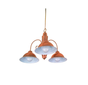 3 Globe Copper Light Fixture rental Dallas-Ft. Worth, TX