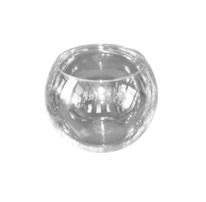 Medium Clear Glass Bubble Vase rental Dallas-Ft. Worth, TX