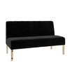 Kincaid Love Seat 16" Black Velvet Skin rental in New York, NY