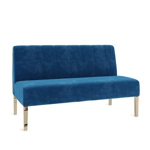 Kincaid Love Seat 16" Sapphire Velvet Skin rental New York, NY