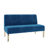 Kincaid Love Seat 16" Sapphire Velvet Skin rental in New York, NY
