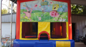 13 x 13 SpongeBob Bounce House Moonwalk rental Houston, TX