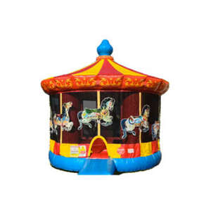 Carousel Bounce House Moonwalk rental Houston, TX