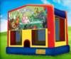 13 x 13 Happy Birthday Animal Bounce House rental in Houston, TX