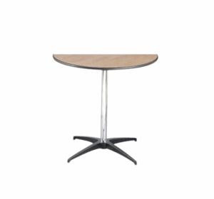 30″ Half Round Pedestal Table, 30″ Tall rental Dallas-Ft. Worth, TX