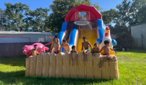 18ft Crazy Farm Slide rental Houston, TX