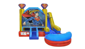 Superman 6in1 Combo with Wet or Dry Slide rental Houston, TX