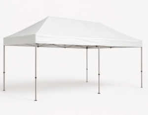 15' x 20' White Frame Tent rental Houston, TX