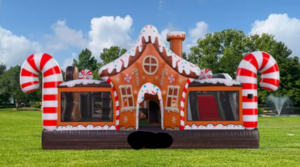 Gingerbread Wonder Bounce House rental Houston, TX
