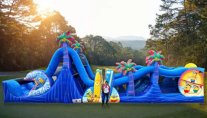 50ft Minions Obstacle Course Slide rental Houston, TX