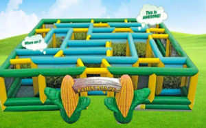 Extreme Inflatable Big Corn Maze rental Houston, TX