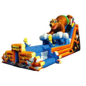 Bear Camp Double Lane Wet/Dry Slide rental Houston, TX