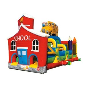 School House & Bus Obstacle rental Houston, TX