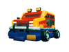 Monster Truck Bounce House Moonwalk rental in Houston, TX