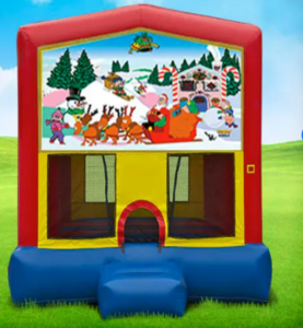 13 x 13 Christmas Bounce House Moonwalk rental Houston, TX