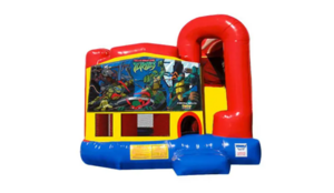 4in1 Ninja Turtles  Bounce House Combo rental Houston, TX