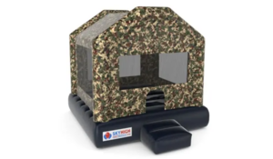 Camo Military Bounce House Moonwalk rental Houston, TX