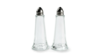 Tall Silver Top Glass Salt & Pepper Set rental in New York, NY