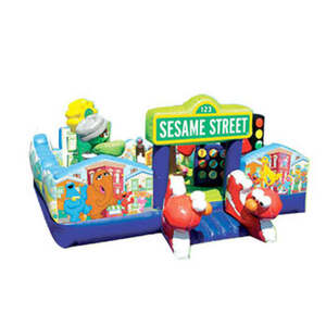 Sesame Street Toddler Bounce House Moonwalk rental Houston, TX