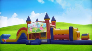 50ft Spongebob Obstacle W Slide rental Houston, TX