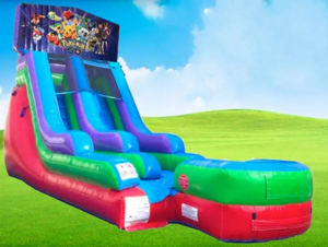 15ft Pokemon Retro Wet/Dry Slide rental Dallas-Ft. Worth, TX