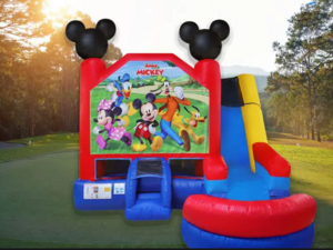 Mickey 6in1 Bounce House Combo (Dry or Wet Slide) rental Dallas-Ft. Worth, TX