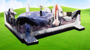 King of the Moon Walk Space Adventure Inflatable rental Dallas-Ft. Worth, TX