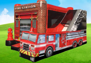 Fire Station Bounce House Combo  rental Dallas-Ft. Worth, TX