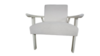White Rustic Beck Appolstered Chair rental in Denver, CO