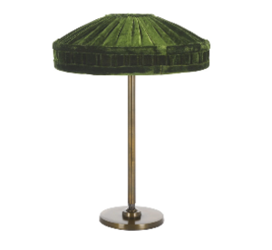 Moss Velvet Josie Lamp rental Austin, TX