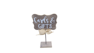 Card and gifts sign rental Denver, CO