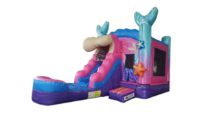 Mermaid Bounce House Combo W Slide rental San Antonio, TX