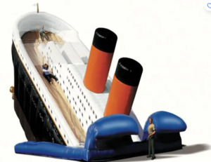 Titanic Adventure Dual Lane Dry Slide rental San Antonio, TX