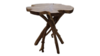 Live Edge Twisted Wood End Table rental in Denver, CO