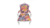 Antique White Floral Chair  rental in Denver, CO