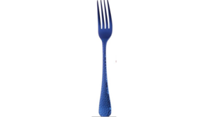 Blue Elester Hammered Table Fork  rental Denver, CO